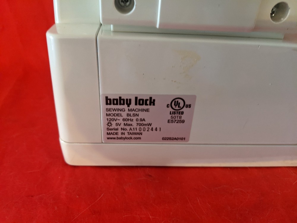 Babylock Serenade Sewing Machine Model: BLSN