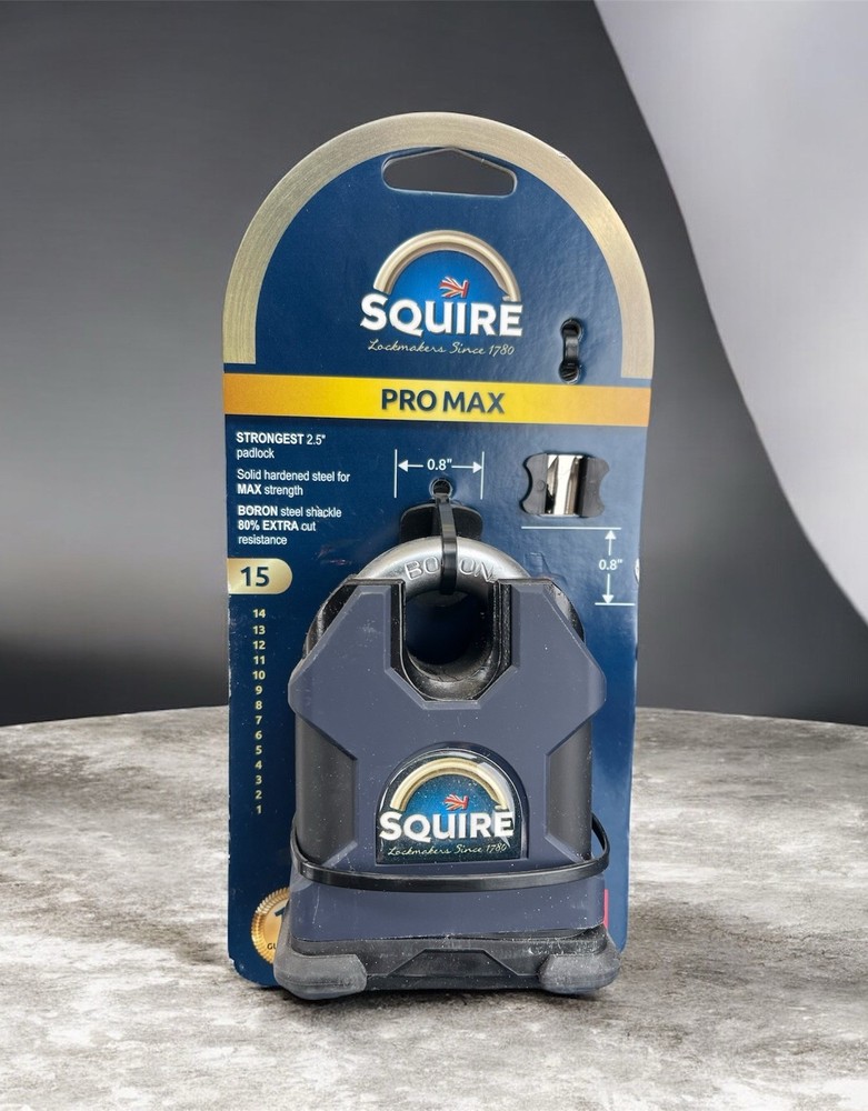 Squire Pro Max Stronghold SS65CS Strongest 2.5" Padlock