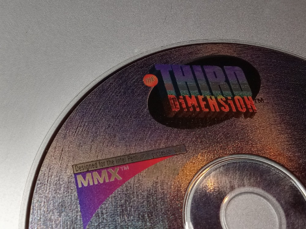 The Third Dimension CD-ROM (1996, Windows 95, Davidson) Disc Only