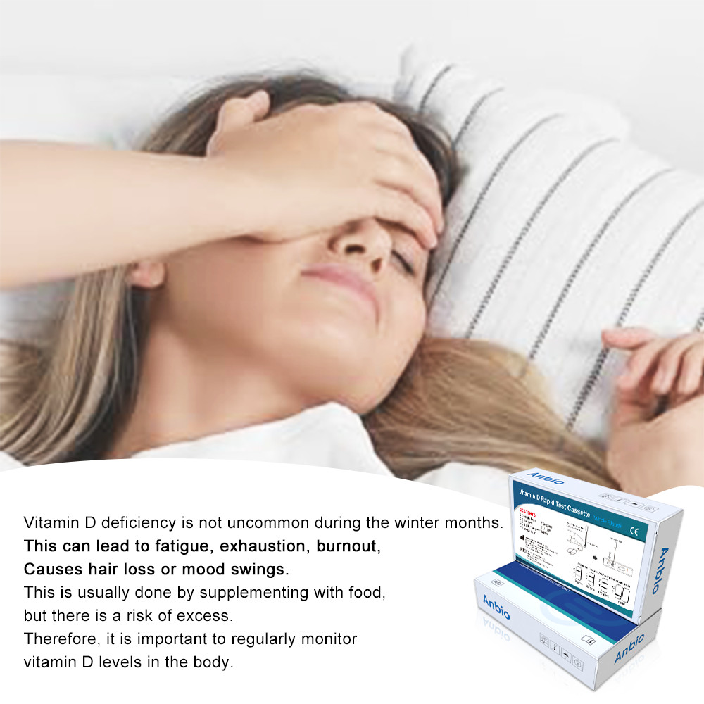 2Pcs*Vitamin D Test Kit Rapid Vitamin D Level Deficiency for Home Health Check