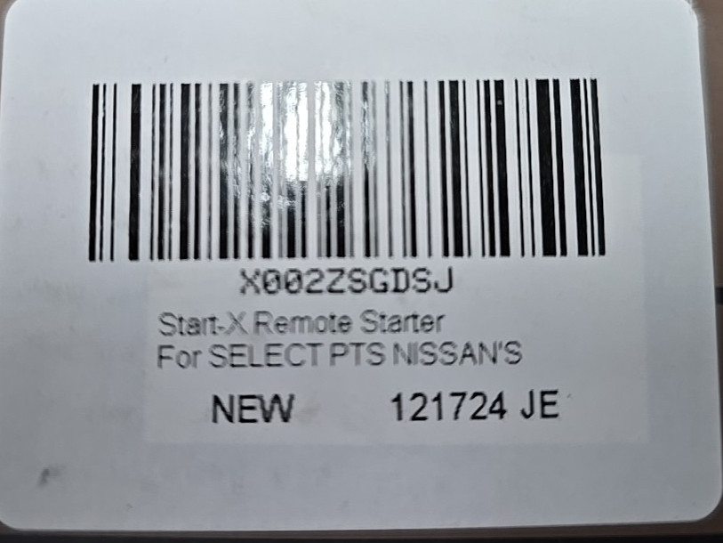 Start-X Remote Start Kit PTS Nissan's