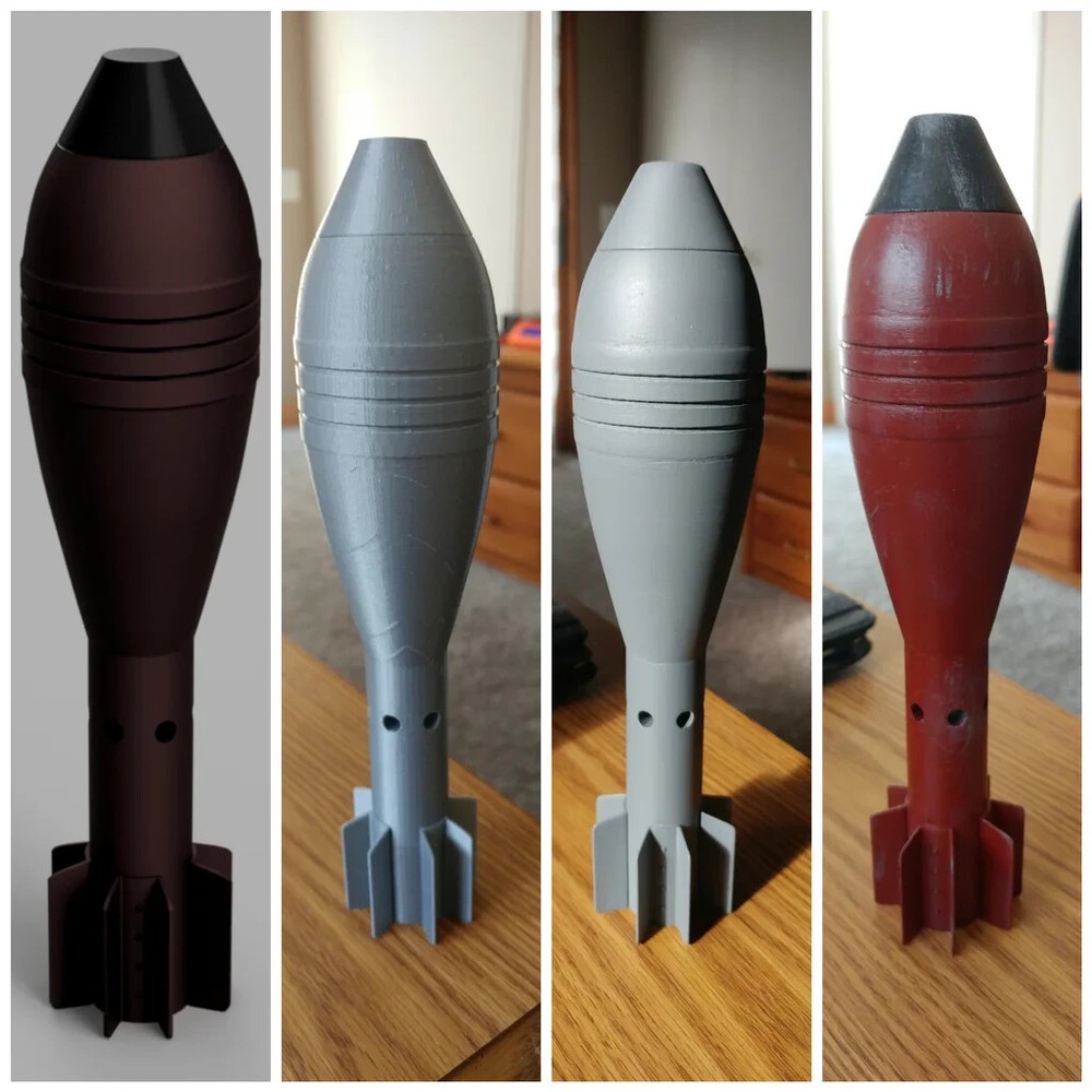 WW2 German 50mm mortar shell prop/replica