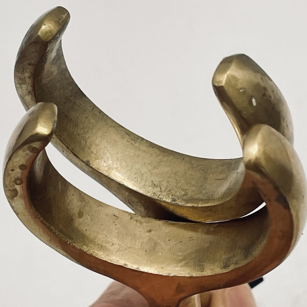 Solid Brass Oar Locks 5" Maritime Sailor Decor Usable