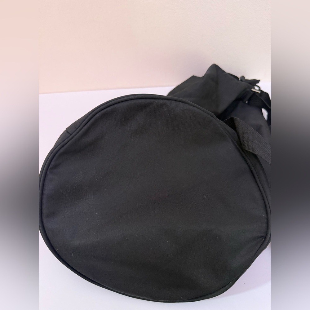 Prada Black Nylon Drawstring Adjustable Strap Backpack Shoulder Duffle