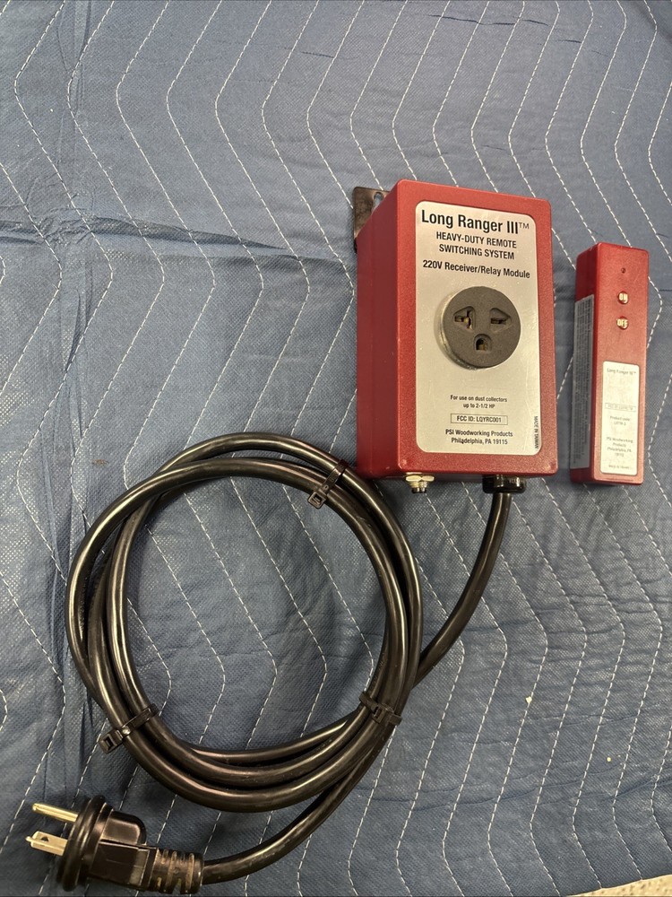 THE LONG RANGER III - 220V Receiver / Relay Module / Remote TESTED