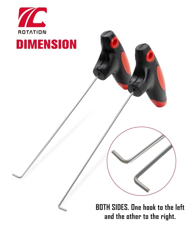 ROTATION 2-Piece Instrument Cluster Removal Tool – Dashboard Pulling Hooks Se...