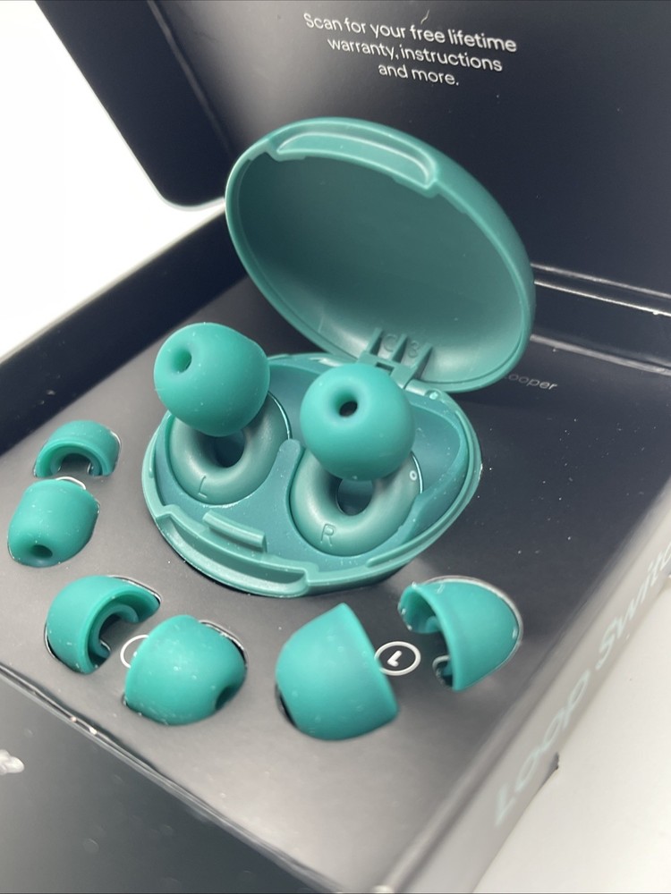 LOOP Switch 2 Noise Reduction Earplugs OPEN BOX (Emerald, 20251009)