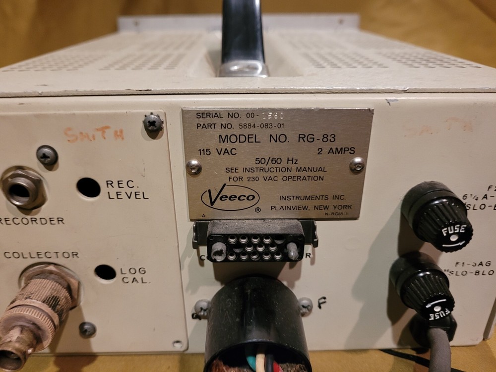 Veeco Instruments Inc Ionization Gauge Control Model RG-83 Tested