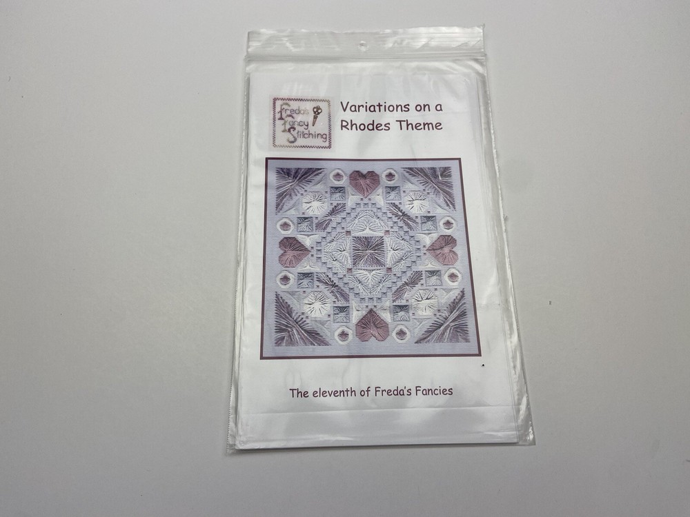 Freda’s Fancy Stitching Variations On A Rhodes Theme Needlepoint Pattern 7P