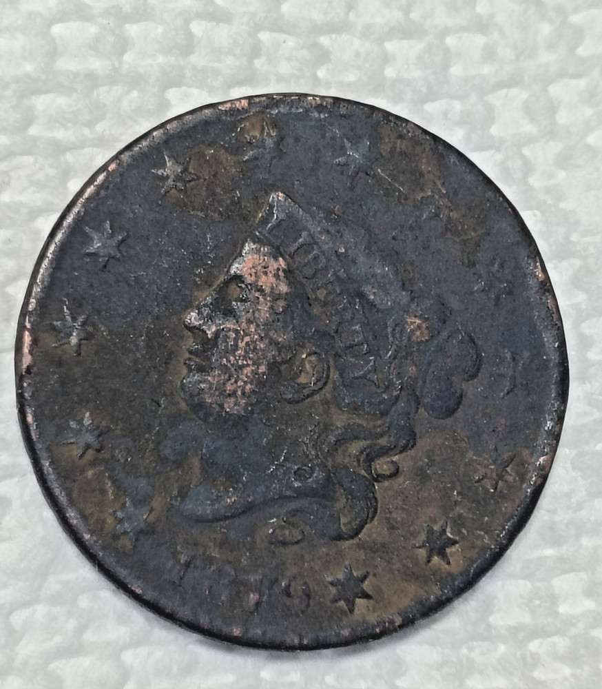 1819 Coronet head large cent US Coin