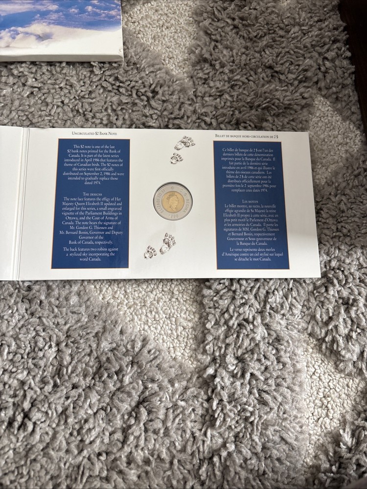 Canada Coin Collection 1996 $2 Coin & Banknote Set