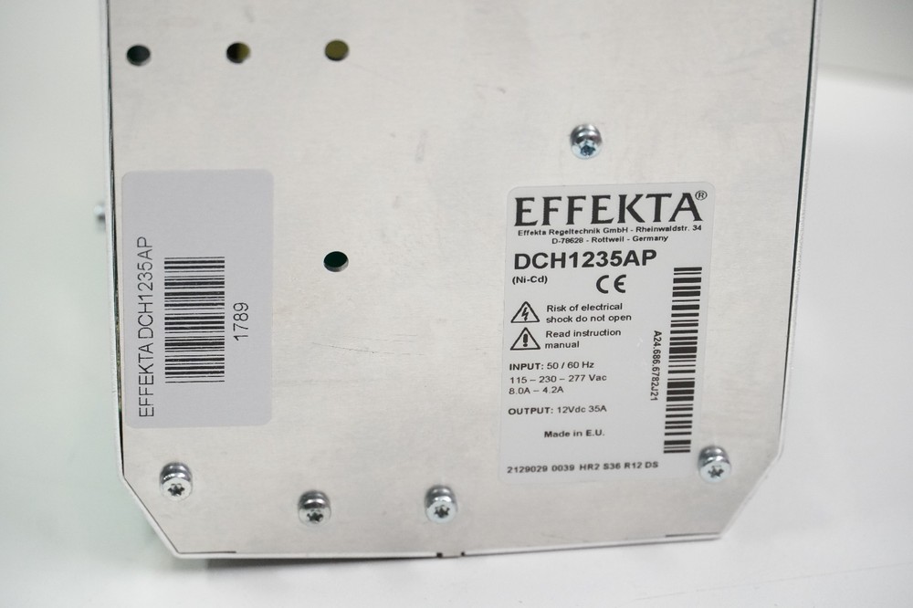 EFFECTA DCH1235AP DIN Rail Power Supply with UPS Function 12V DC - 35A (1789)