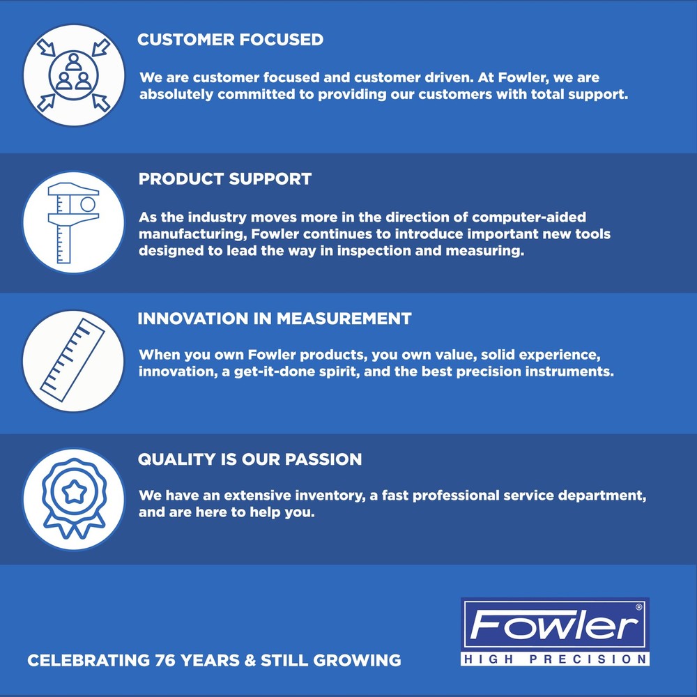 Fowler Dial Caliper with 0-4 Range Shockproof (Black Dial) (520087141)