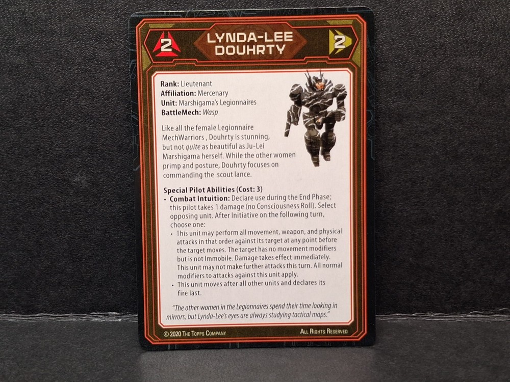 BattleTech Wasp Mech + Alpha Strike & Pilot Cards Inner Sphere Battle Lance
