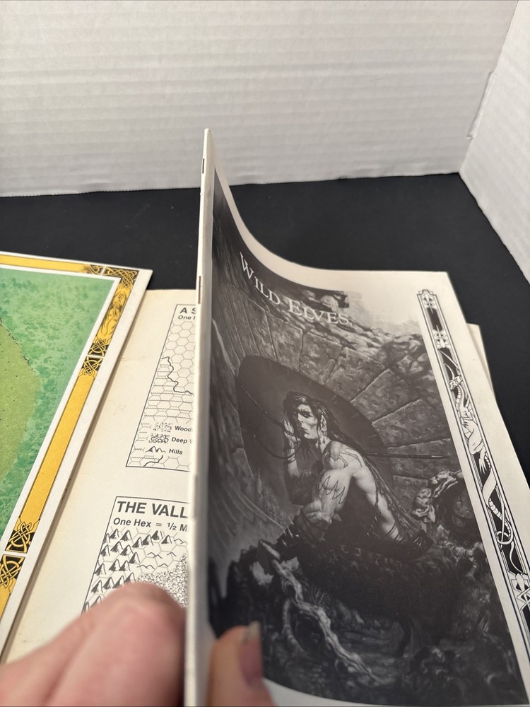 Wild Elves - DLS4 - Advanced Dungeons & Dragons - 9334 - Original Print w/ Map