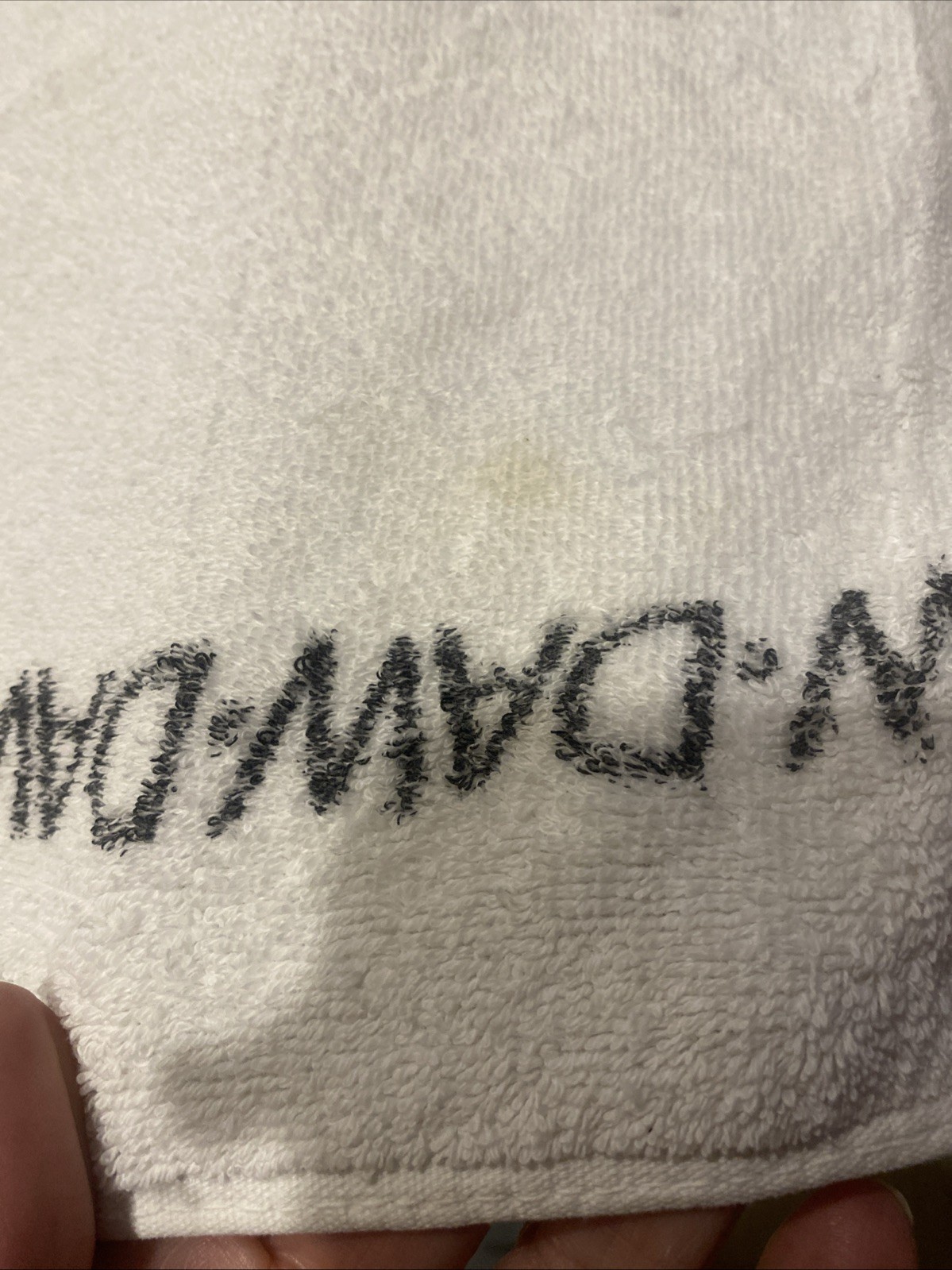 Vtg 1992 Vicodin ES Bath Beach Towel Pharma Advertising Rare