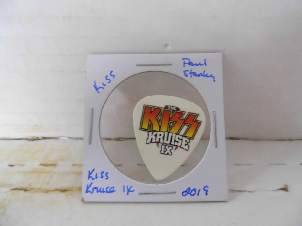 KISS KRUISE IX "PAUL STANLEY" 2019 GUITAR PICK~READ DESCRIPTION #16~4