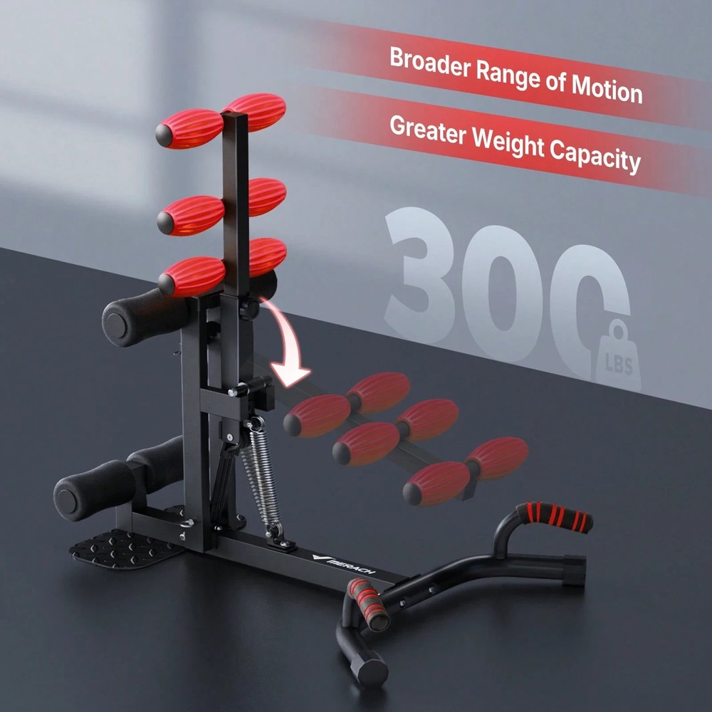 Deep Squat Machine, Adjustable Trainer for Glutes/Core/Legs, Home Gym