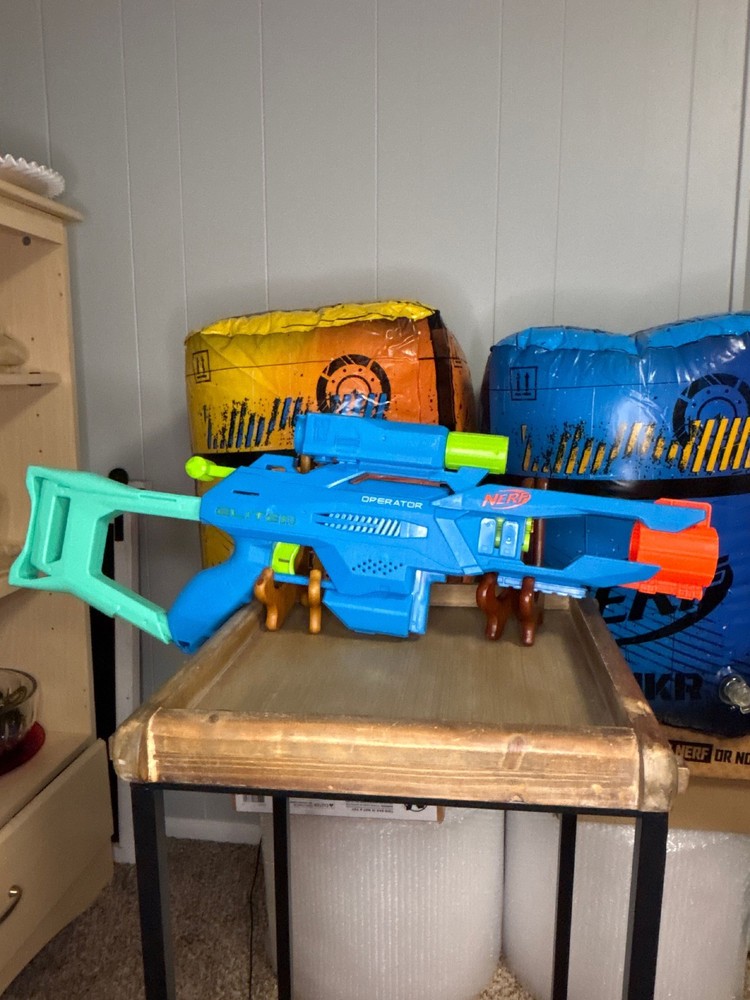 NERF Elite 2.0 Tactical Operator Blaster Gun Pre-Owned Tested Working