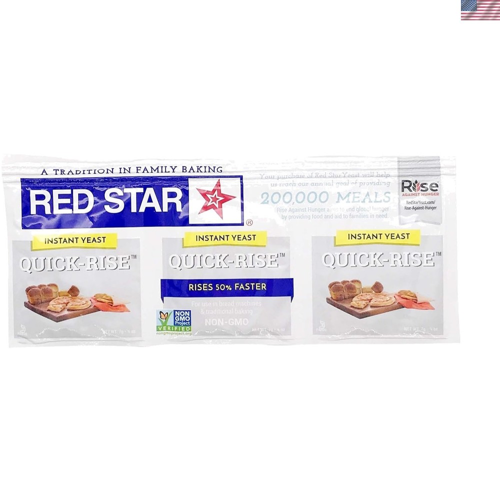 Instant Quick Rise Dry Yeast, 3 ct