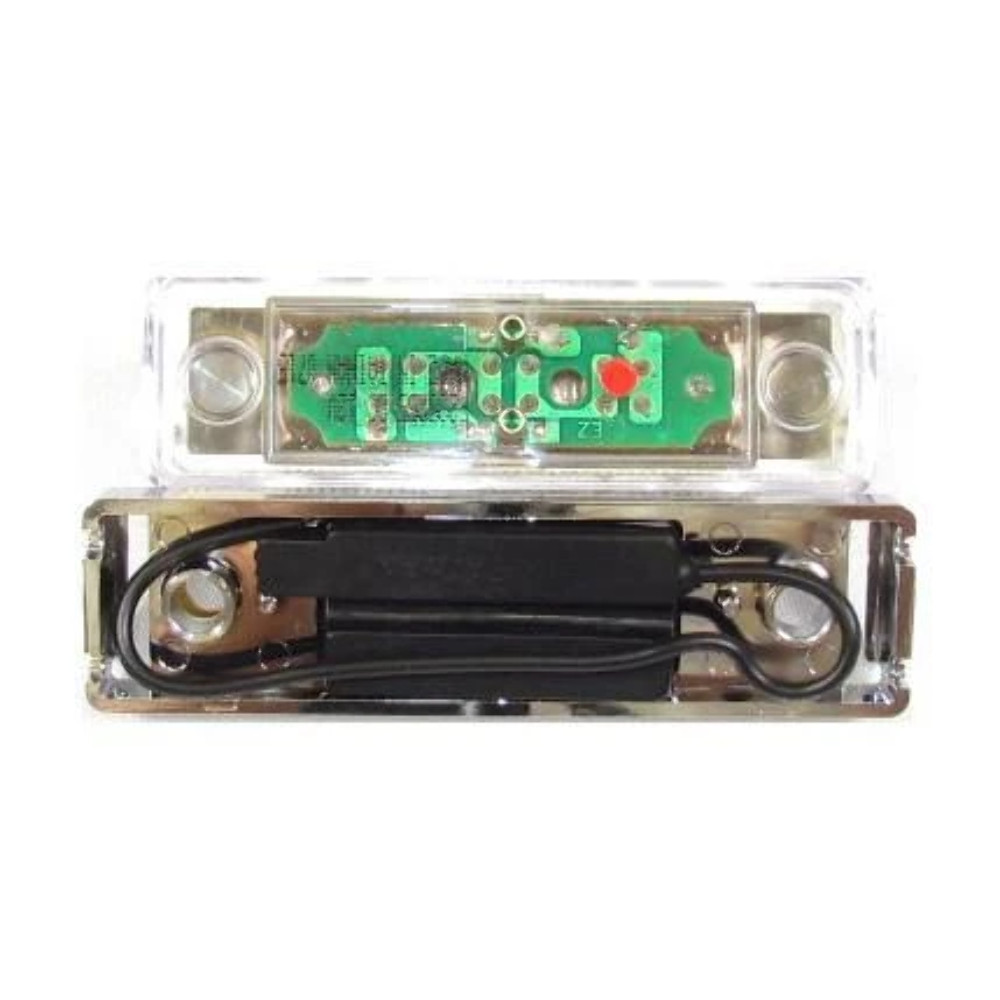 Amber Rectangular Side Marker Led Light with 3 LEDs and Clear Lens