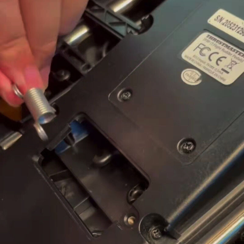 2Pcs Upgraded Spring For Thrustmaster TFRP Flying Pedals Modification Strengthen