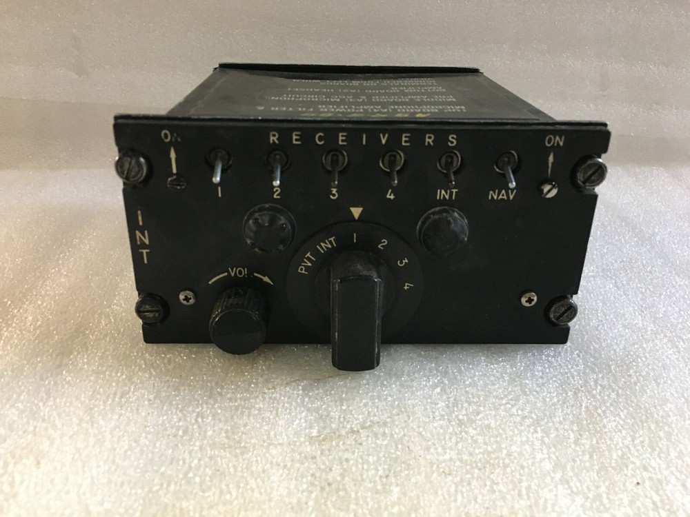 Aircraft Control Intercommunication Set Assembly P/N C1611A/AIC Used