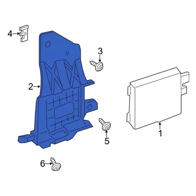 Genuine Ford Blind Spot Detection System Warning Sensor Bracket GV6Z-14D189-B