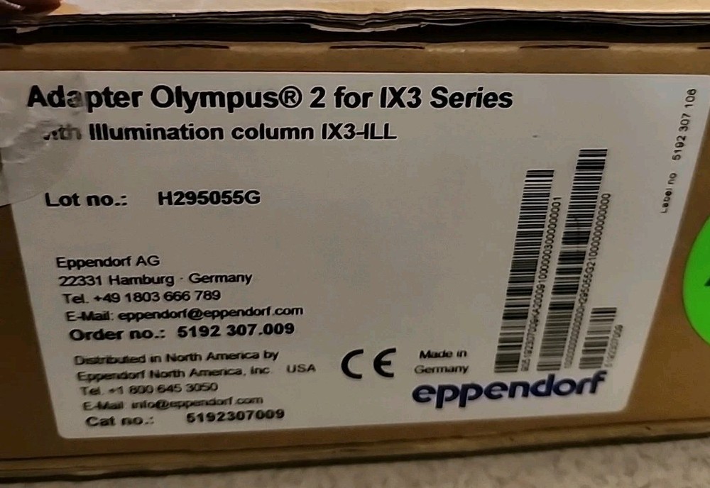 Eppendorf 5192307009 Adaptor For Olympus IX3 Microscope