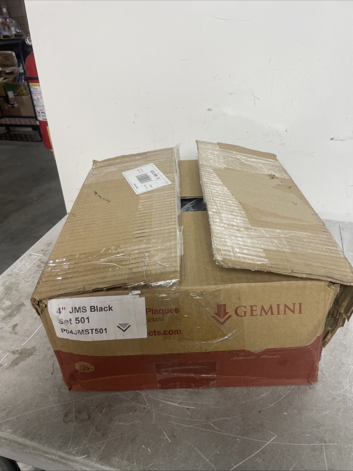 gemini 4” black letters set 501 Sign Letter Set. Opened Box