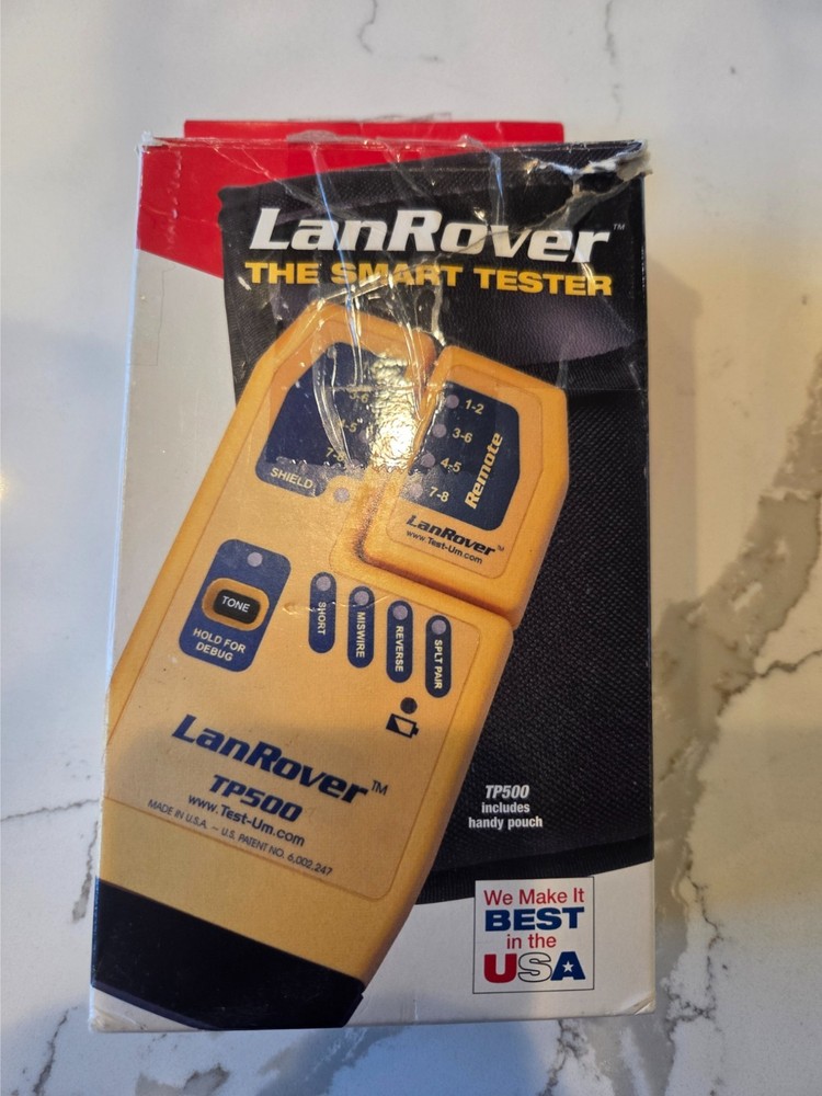 LanRover TP500 CAT5 Cable Tester Ethernet