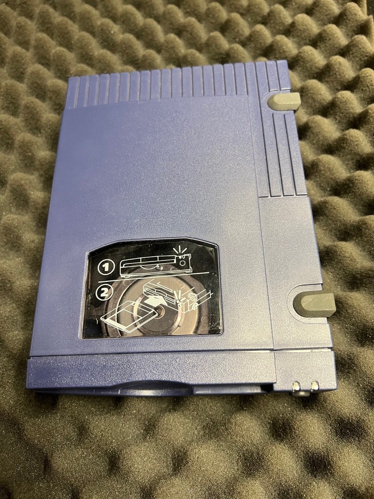 Vintage iOmega Zip 100 External Parallel Drive Bundle - Indigo