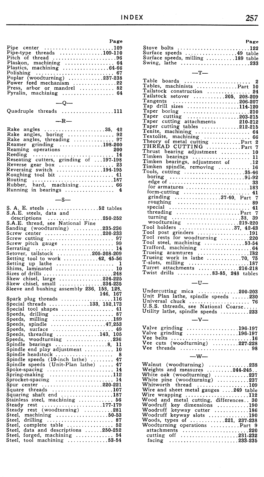 Atlas Craftsman Manual of Metal Lathe Operation Book for 10" and 6" 0032