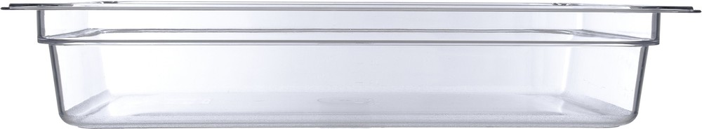 Clear Plastic Food Pan Full Size Spoonable Bottom Stacking NSF Listed Durable