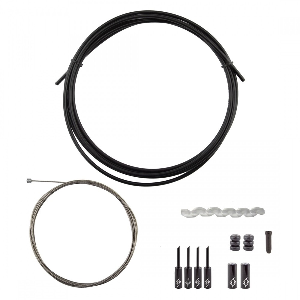 Origin8 Slick Compressionless 1x Gear Cable/Housing Kit Rear Compressionless