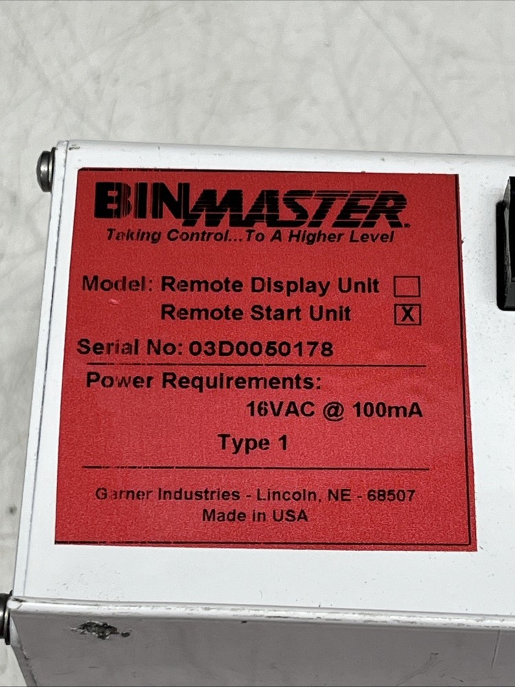 SMARTBOB/RSU BinMaster 03D0050178