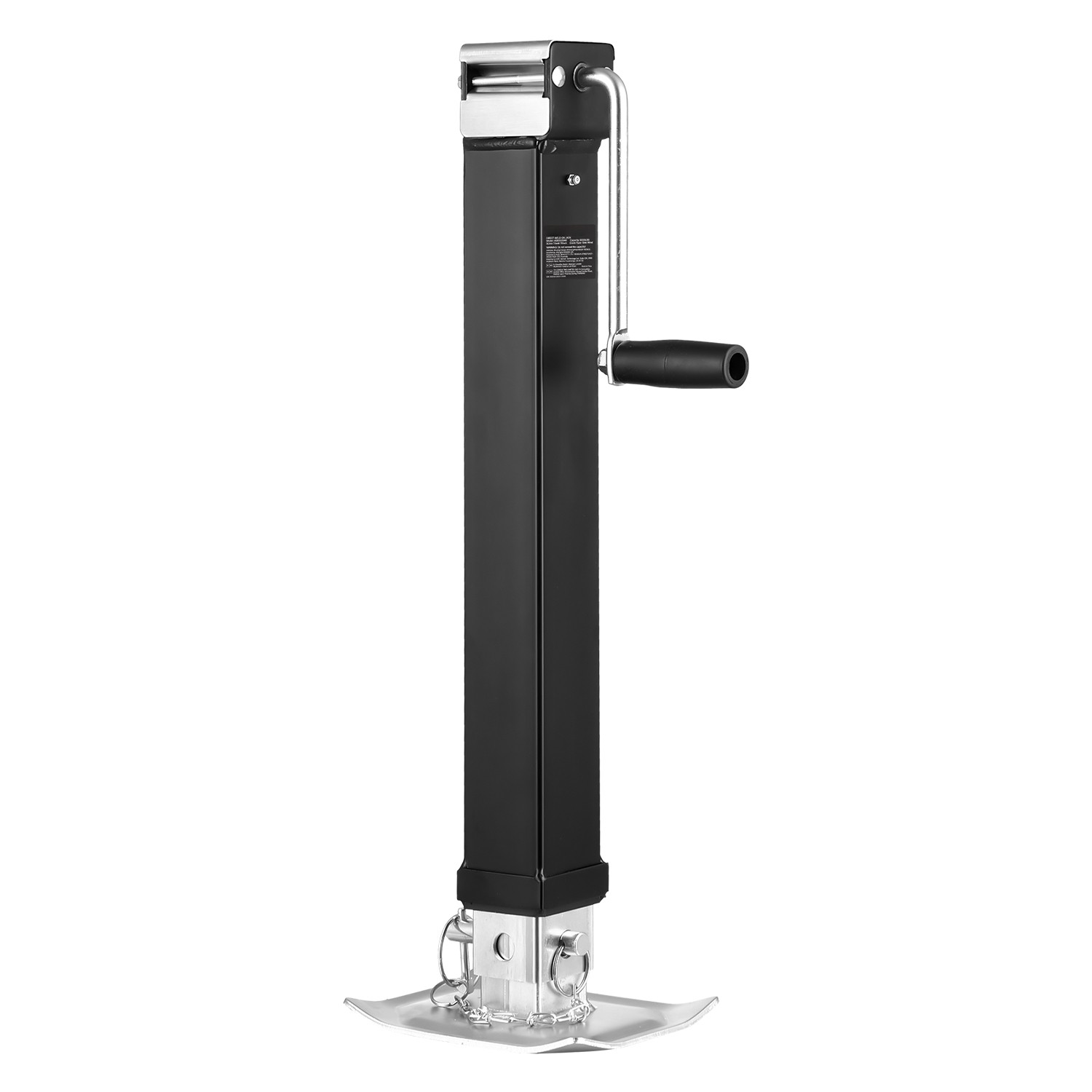 Trailer Jack Weld-on Pipe Mount Swivel Trailer Jack 8000 lbs 15" Travel