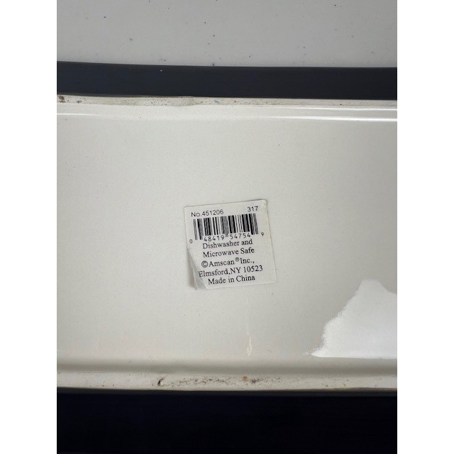 Amscan Harvest Sentiment Ceramic Serving Kitchen Trinket Wall Hanging Tray