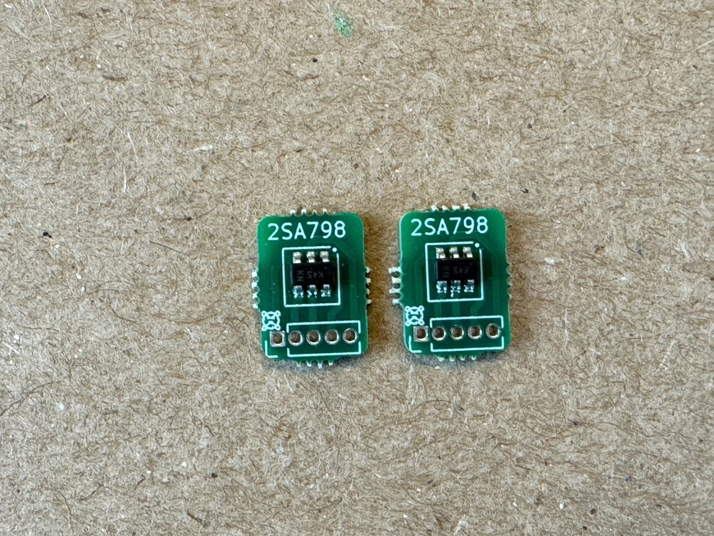 2 New Replacements For 2SA798 Dual Transistor Complete Boards Ready to Install!