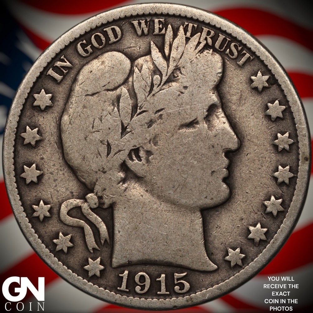 1915 D Barber Half Dollar A3150