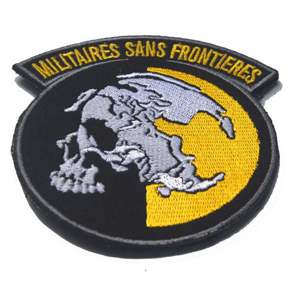 METAL GEAR SOLID MGS PEACE WALKER MILITAIRES SANS FRONTIERES HOOK LOOP PATCH