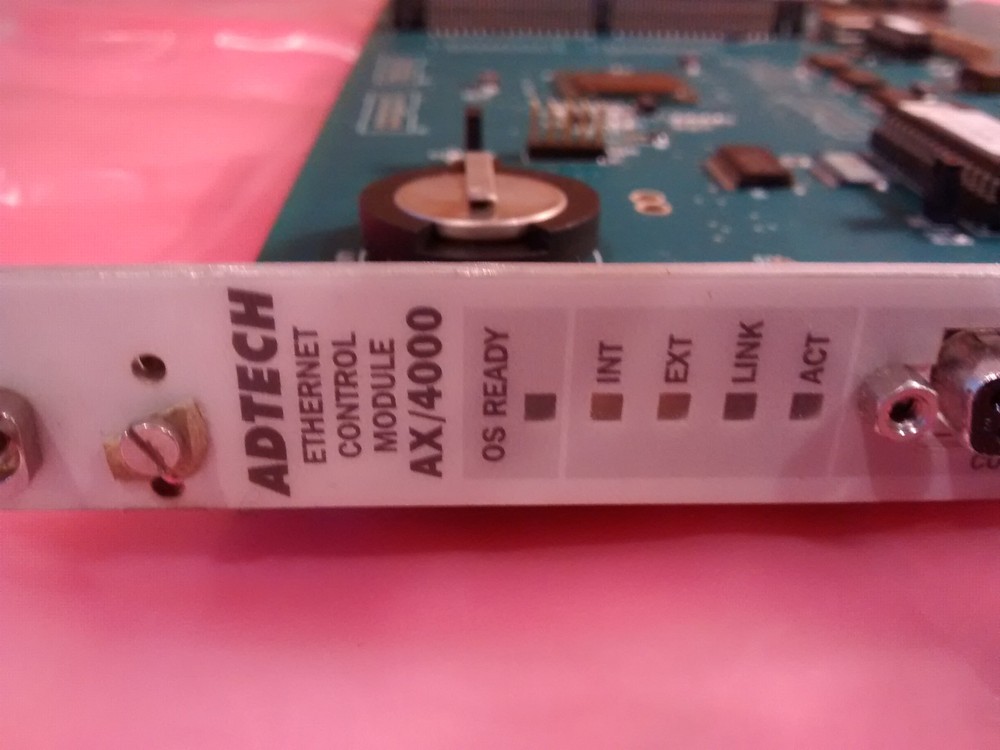 Spirent Adtech AX/4000 401427 Ethernet Control Module for Mainframe Chassis