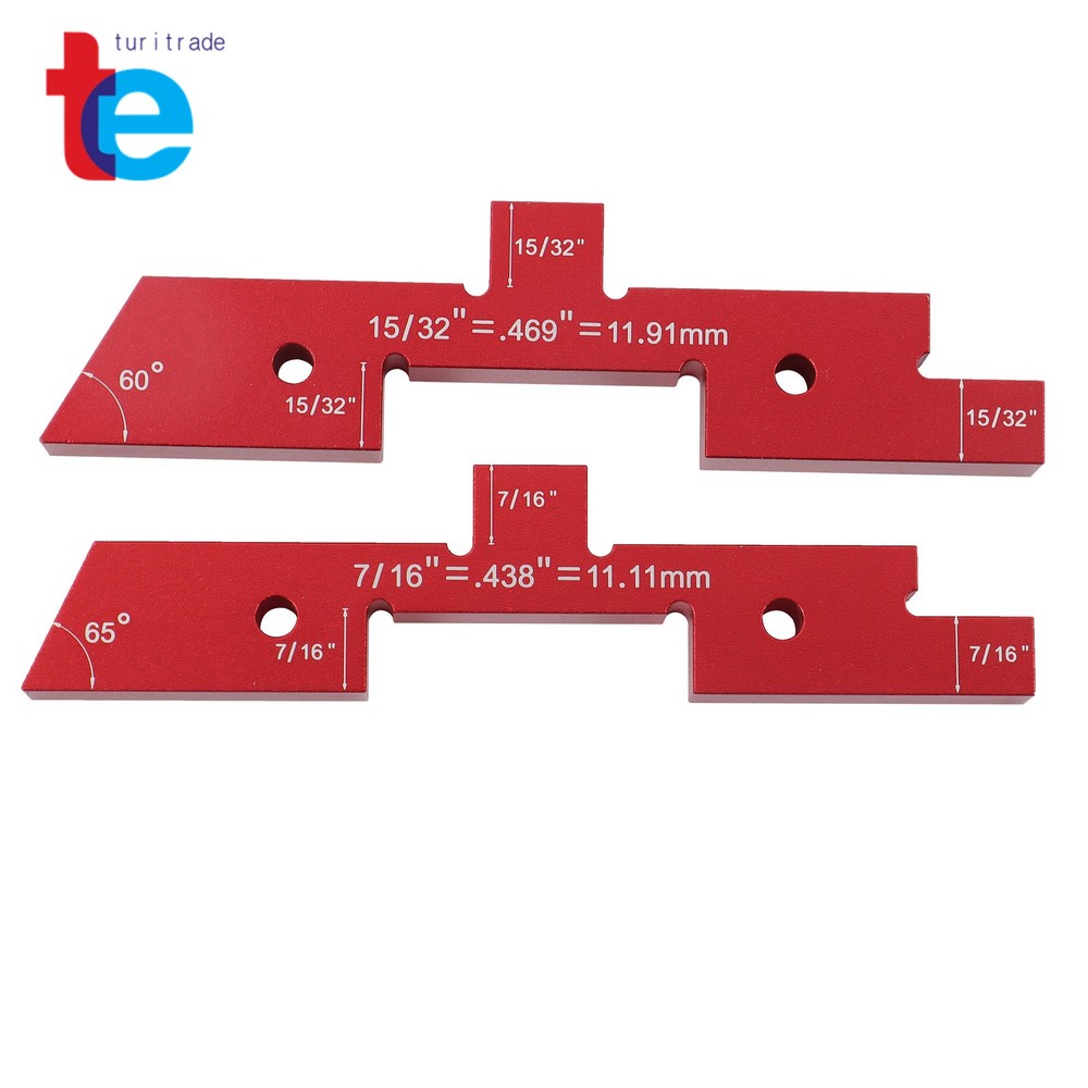 14 Pcs Aluminum Precision Router Table Setup Bars Setup Blocks Woodworking