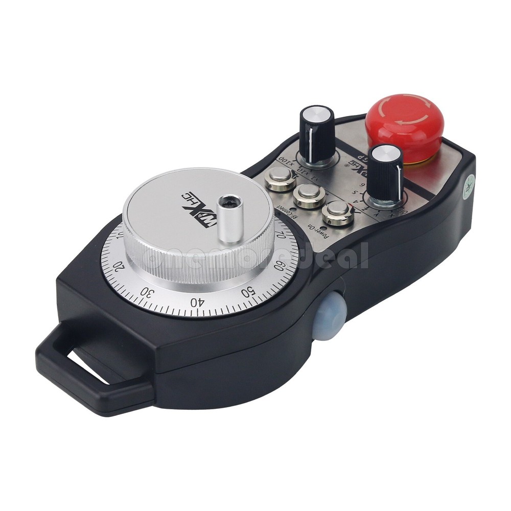 STWGP 6-Axis CNC MPG Wireless Handwheel E-Stop Manual Pulse Generator + Receiver