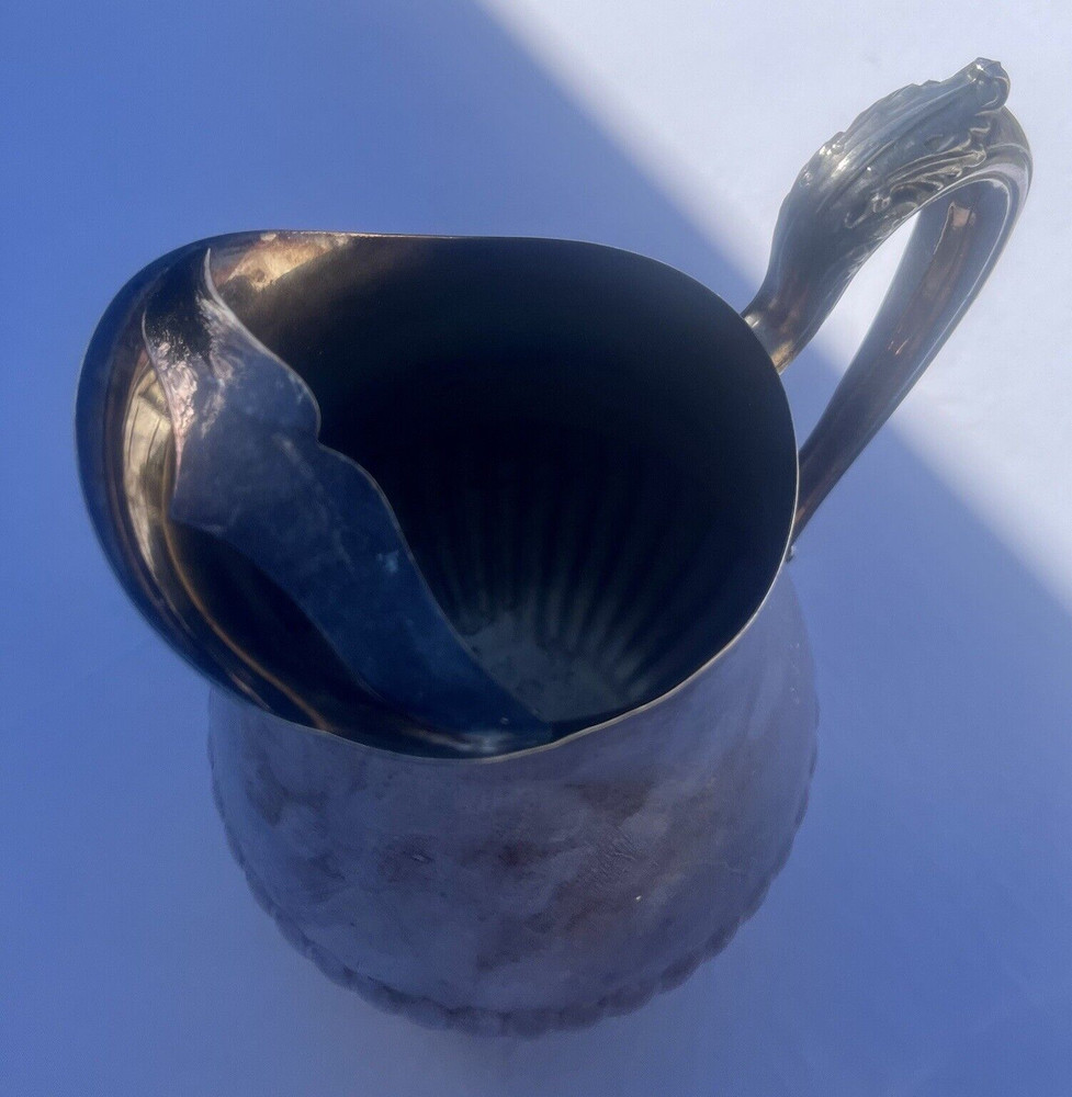 Towle Silverplate Pitcher With Ice Guard Vintage
