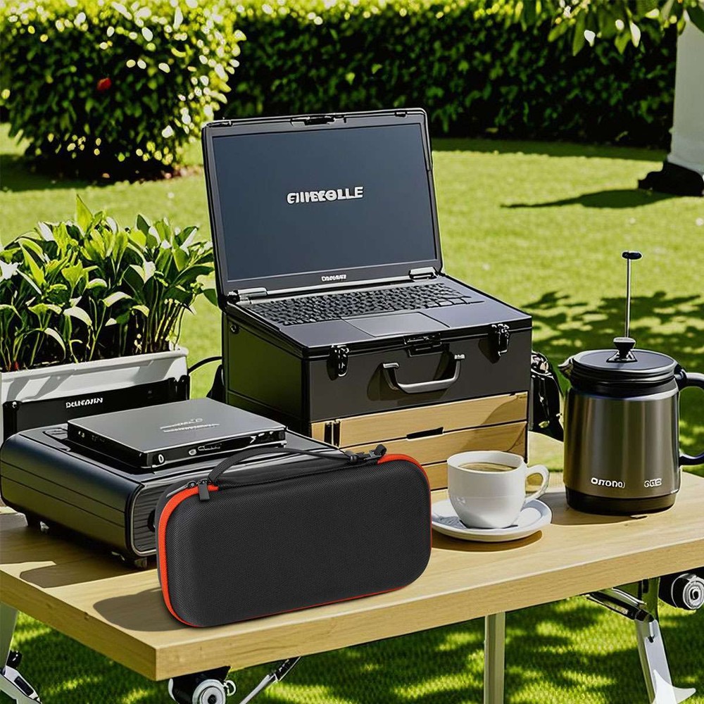 Wireless Microphone Case Compatible with JBL-PartyBox Wireless,Black Sturdy Case