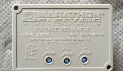 New Marathon Electric Automatic Voltage Regulator AVR SE350