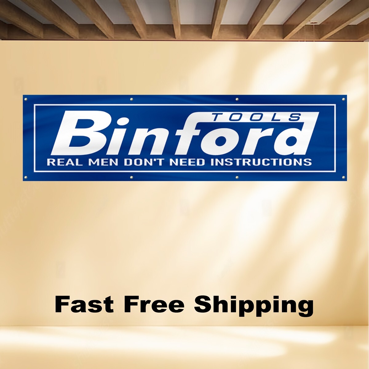 BINFORD TOOLS 2'X8' BANNER FLAG