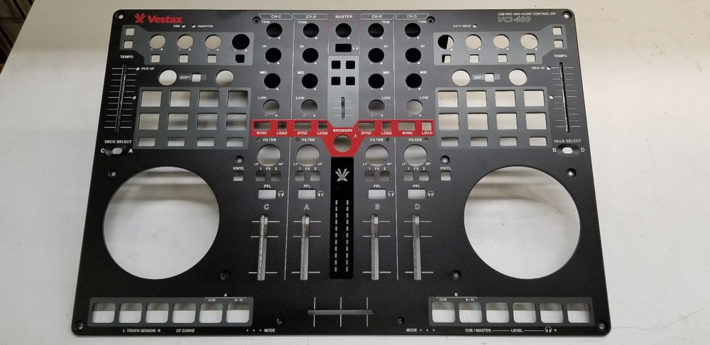 Vestax VCI-400 Black Top Panel