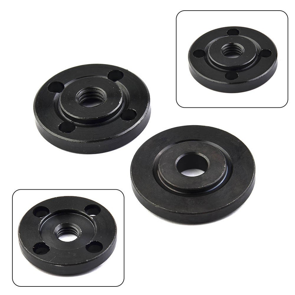 1 pair Flange Nut For Angle grinder type 100 Thread replacement Fixing tool